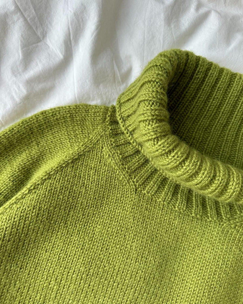 Detaljebillede af grøn Amy Sweater