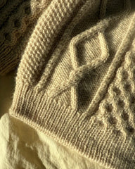 Detaljebillede af hvid Dagmar Sweater Junior