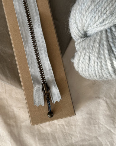 Zipper 17 cm - Sea foam