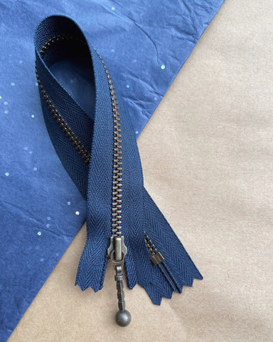 Zipper 23 cm - Navy