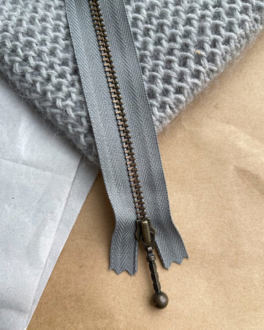 Zipper 14 cm - Flint