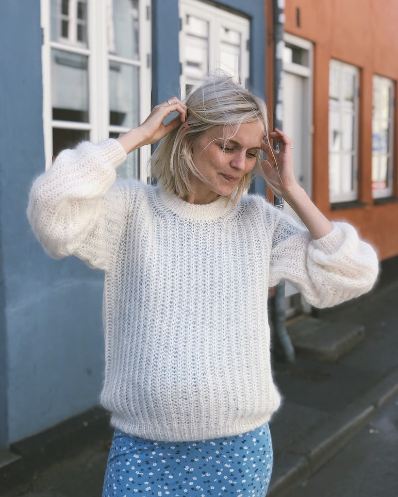 svejsning Lilla afslappet September Sweater – PetiteKnit